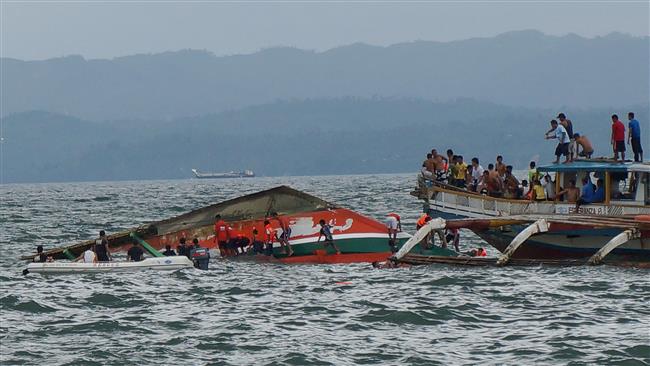 Ferry with 251 aboard capsizes off Philippines