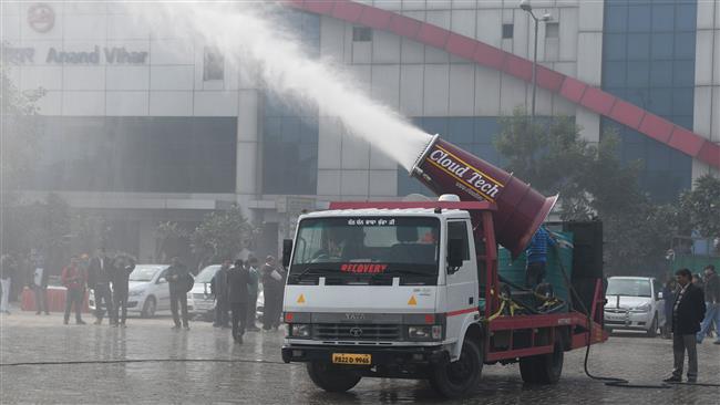 India tests ‘anti-smog gun’ to fight pollution