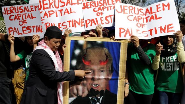 Philippine protesters slam Trump’s al-Quds move