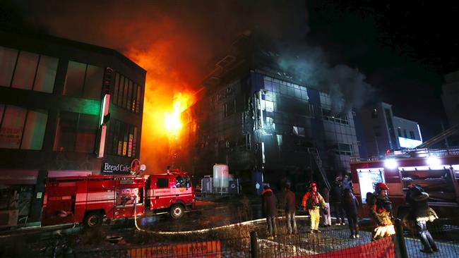 Fire at sports center leaves 29 dead in South Korea