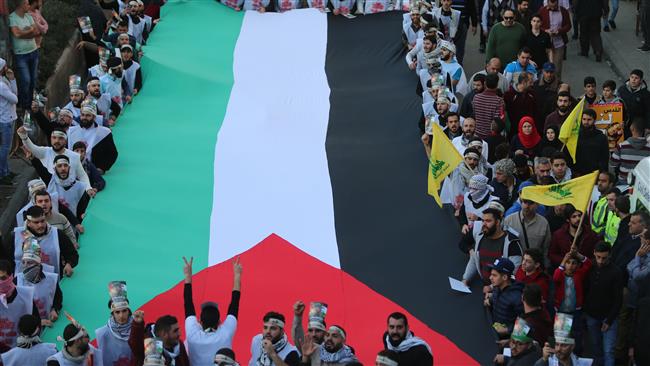 Protesters in Lebanon express support for Palestinians 
