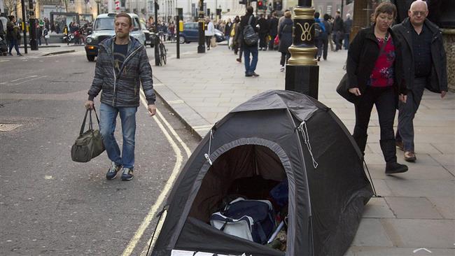 UK homeless live in horrifying situations: Charity