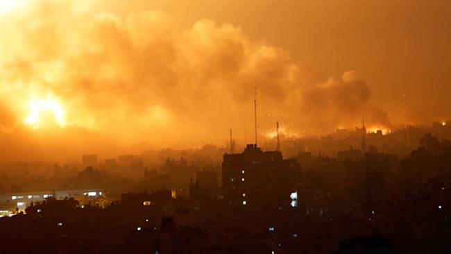 Gaza bombardé par Israël