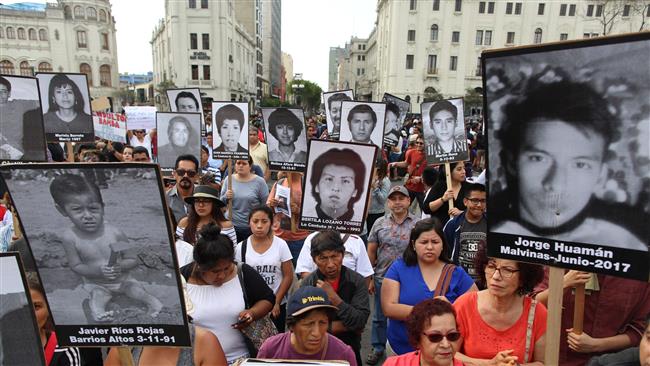 1000s protest pardon of ex-dictator in Peru