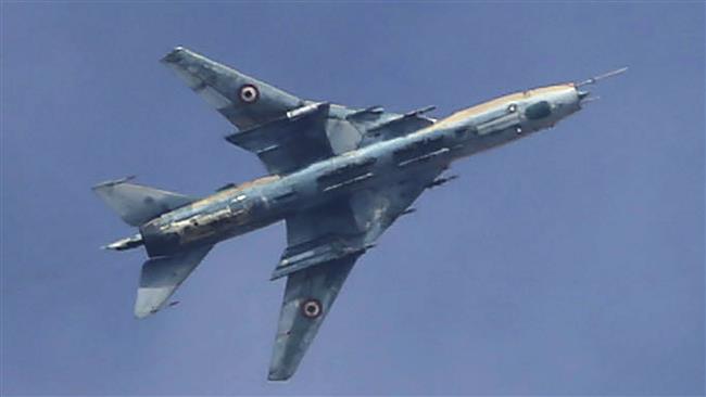 Syrian Air Force jet crashes in northern Hama