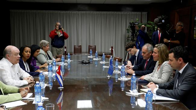 Unlike US, EU reconfirms political deal with Cuba
