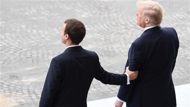All must respect Iran nuclear deal, Macron tells Trump