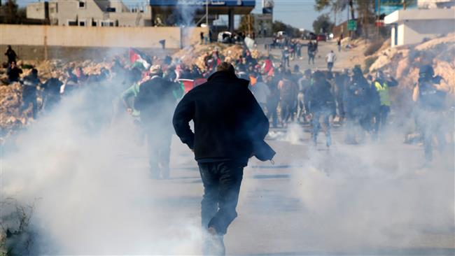 Palestinians rally despite Israel’s military orders