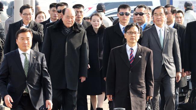 North Korea leader’s sister in South on historic visit