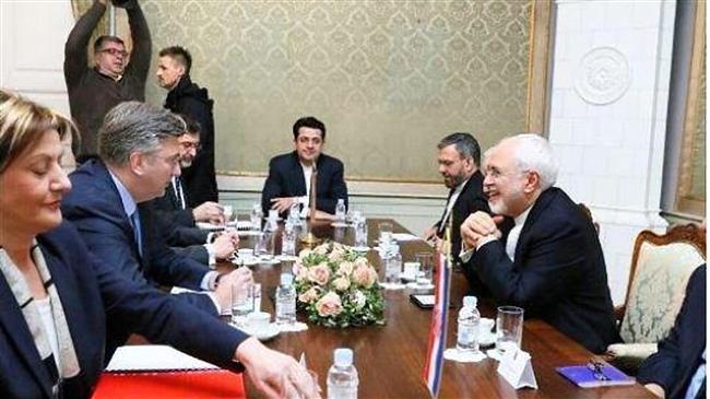 Croatia hails Iran's role in restoring stability to Mideast   