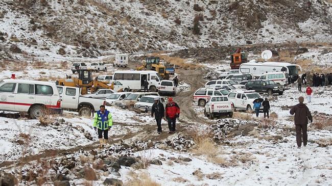 Search continues for bodies at Iran plane crash site