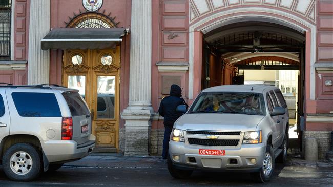 US consulate staff in Russia prepare to depart facility 