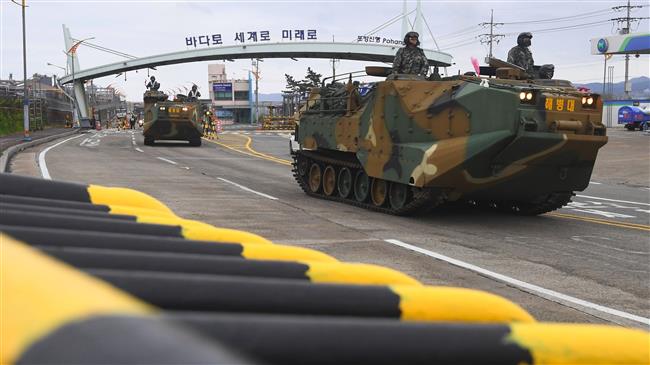 S Korea marines participate in annual drills with US