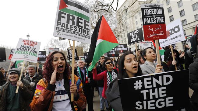 1000s join anti-Israel rallies in UK, elsewhere