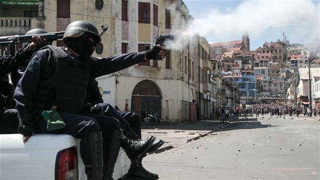 Madagascar deploy troops to protest site