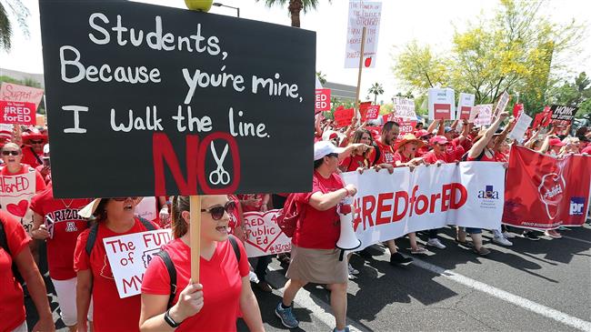 Mass teacher walkouts shut schools in US West