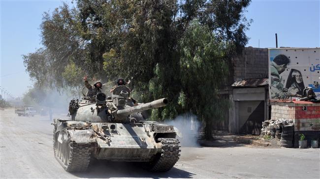 Syrian army forces advance in southern Damascus    