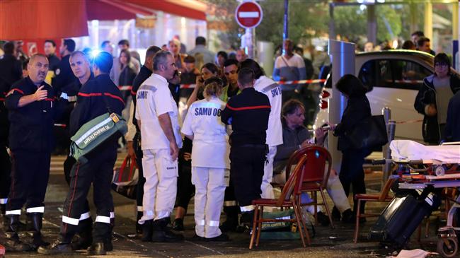 Scenes of panic in Nice as alarm gun fired