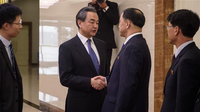 Chinese FM in North Korea as diplomacy continues