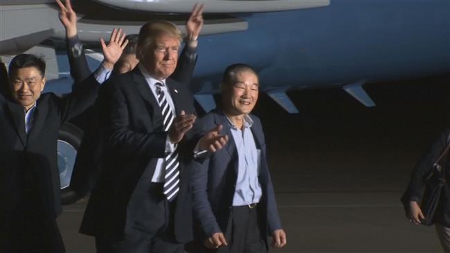 Trump welcomes US prisoners released by N Korea