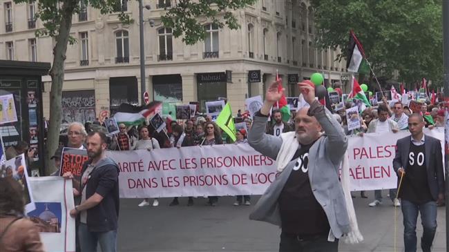 Paris marches in memory of 70th Nakba Day