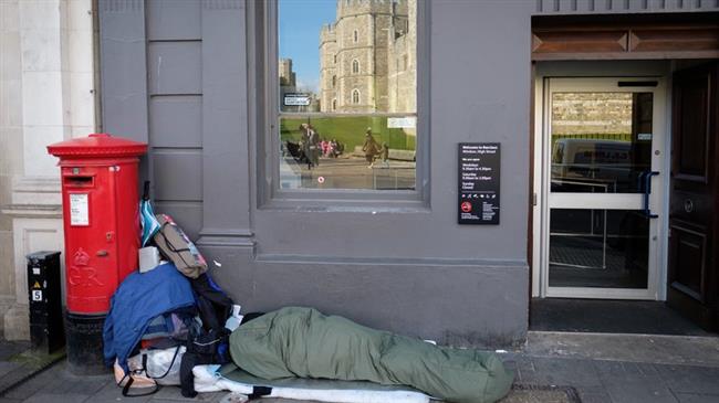 Activists protest UK homelessness amid royal wedding