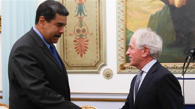 Maduro meets US senator amid flare-up in tensions 