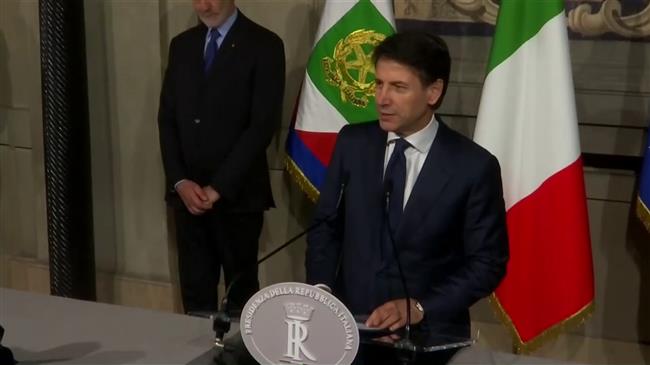Italy PM-designate Conte names cabinet 