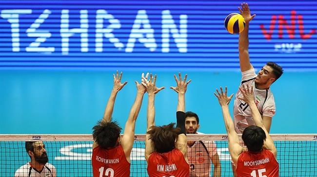 Iran beats S Korea in FIVB Volleyball Nations League