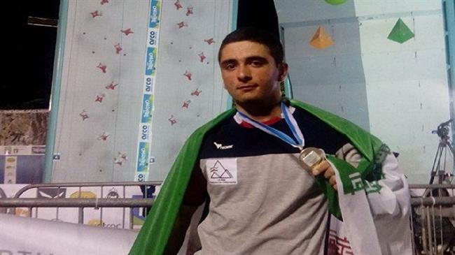 Iran earns bronze in FISU Sport Climbing Championship