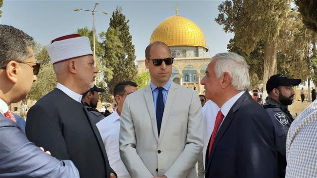 Britain’s Prince William tours al-Aqsa compound 