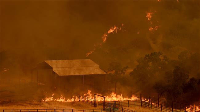 Fast-growing wildfire prompts evacuations in northern California