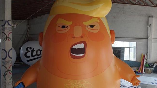 Giant 'Trump Baby' to fly over London