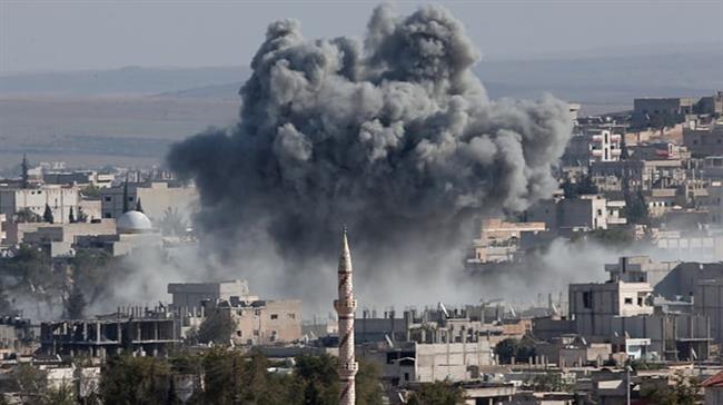 New US-led aerial raids kill two Syrian civilians