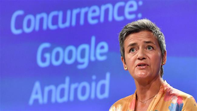 EU fines Google a record $5 billion over Android system