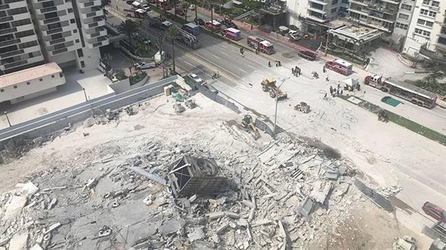 One injured in Miami Beach 12-storey building collapse
