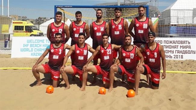 Iran loses to Spain in Beach Handball World C’ships
