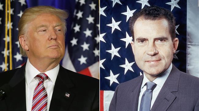 Trump as disliked as Nixon: Poll