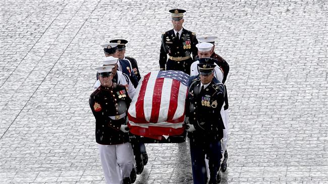 Trump absent as Washington mourns McCain