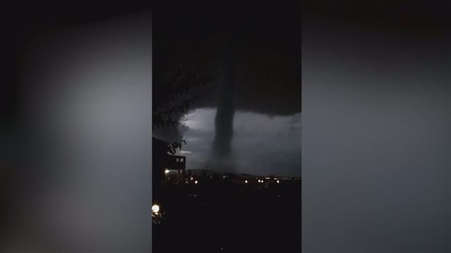 Video: Tornado strikes Crimea's coast of Russia