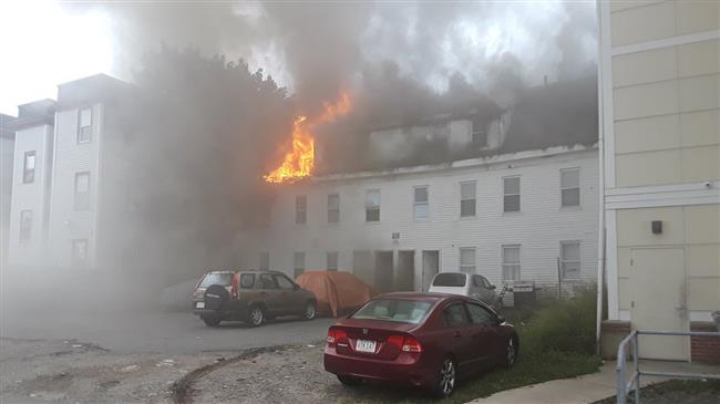 Multiple gas explosions spark fires near Boston