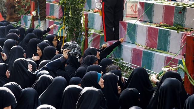 Iranians bid farewell to unidentified martyrs of war