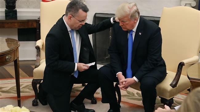 US pastor prays for Trump after release