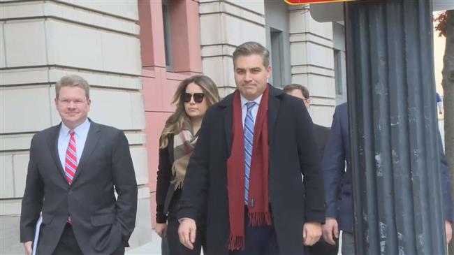 CNN's Acosta arrives at court to fight for WH credential