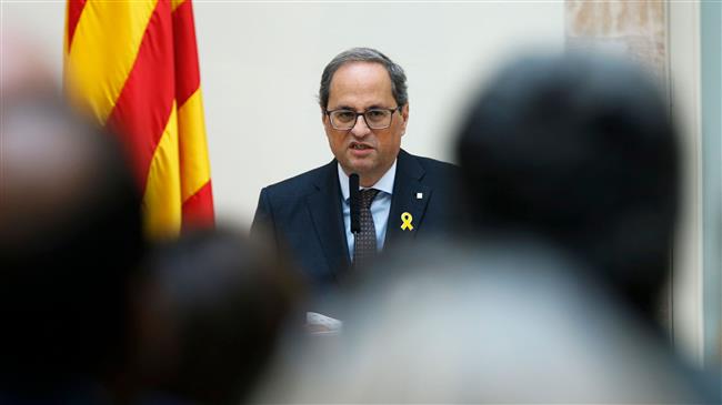 Catalan president joins fasting in solidarity with prisoners