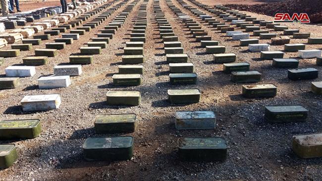Syrian army uncovers US-made arms in terrorist caches