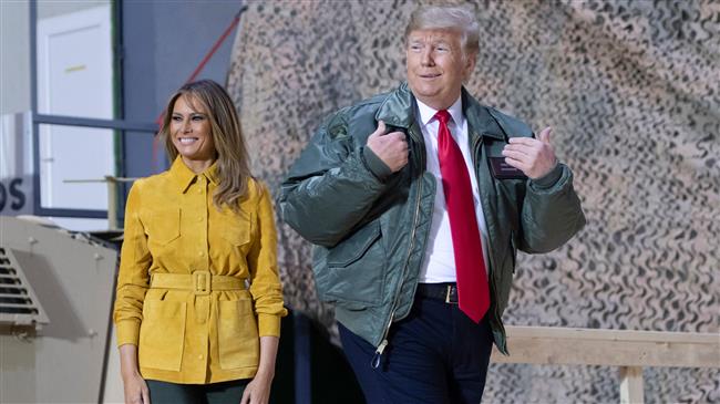 Trump, wife make surprise visit to Iraq