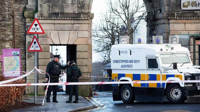 UK arrests 2 over Northern Ireland car bombing