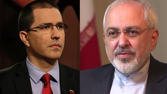 Iran supports Venezuela against US plots: Zarif