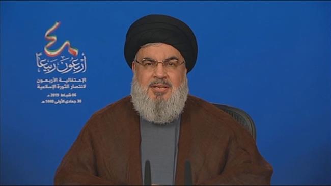 Nasrallah lauds Iran achievements after Islamic Revolution